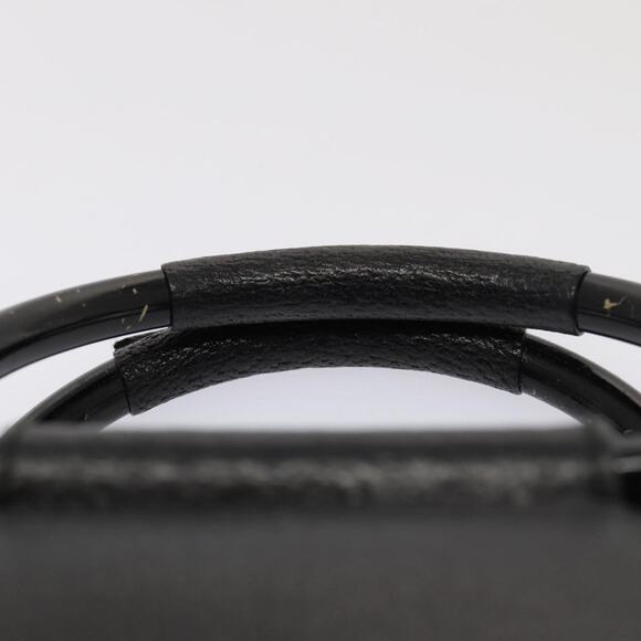 GUCCI Hand Bag Leather Black Silver 0021118 - Picture 8 of 12